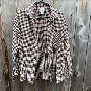 H&M Plaid Flannel Shirt Men’s Size Medium